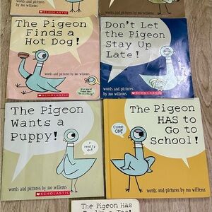 Scholastic Don’t Let Pigeon Book Set with Colorful Covers
